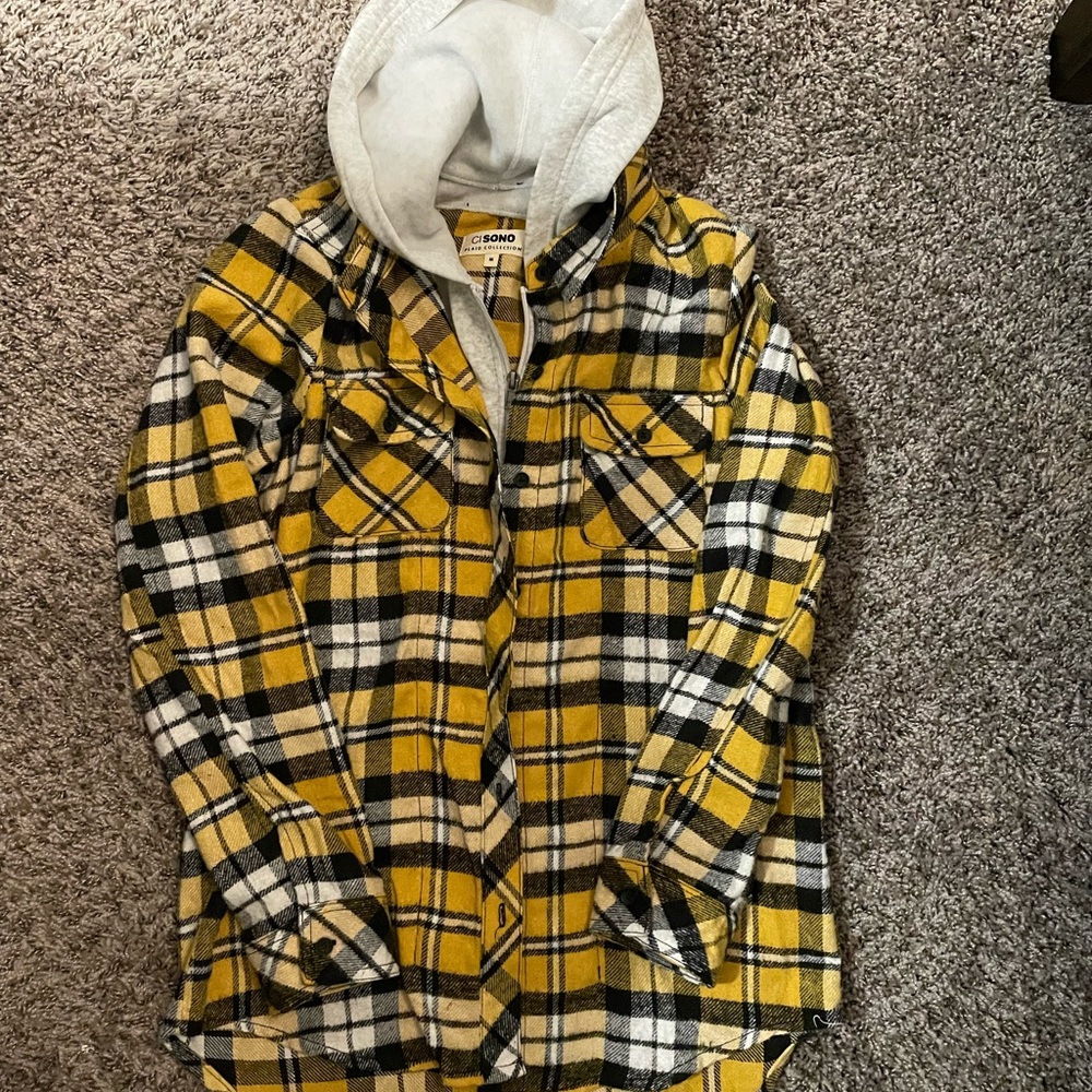Yellow Plaid Shacket